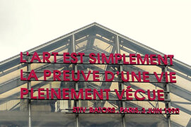 Would art be an evidence of a life fully lived?*