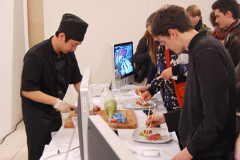 Performance « The wasabi day », Jia Qiu, 2013, © Les commissaires anonymes