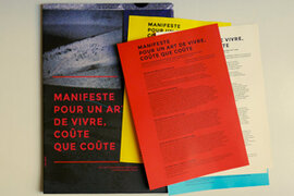 MANIFESTE POUR UN ART DE VIVRE